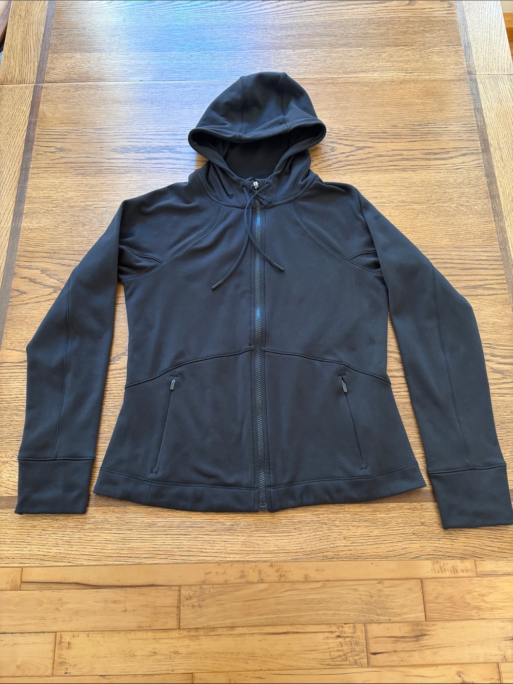 Athleta Unstoppable Fleece Lined Full-Zip Hooded Sweatshirt with Secure Pockets